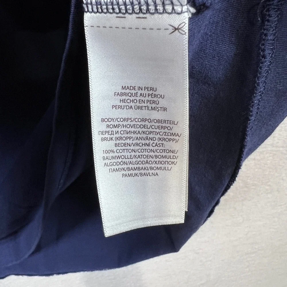 Polo Ralph Lauren Mens Navy Blue Big Pony Graphic T-Shirt 3XB